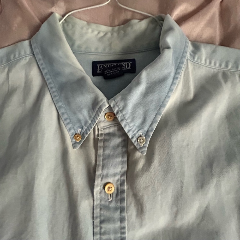 Landsend direct merchant men’s tall 18-18 1/2 shirt